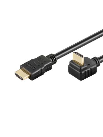 CAVO HDMI 1.4 CON ETHER A/A M/M 90° 2 MT