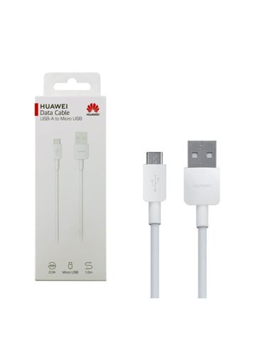 ACC. CAVO HUAWEI MICRO USB AMP WHITE 1MT