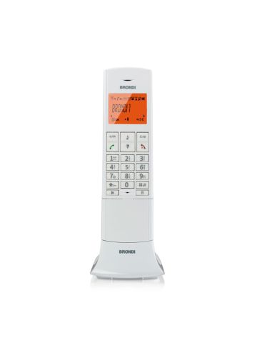 BRONDI LEMURE (BIANCO) - TELEFONO CORDLESS SINGOLO - VIVAVOCE