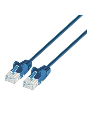 CAVO PATCH CAT 6 U/UTP CCA 1 MT BLU