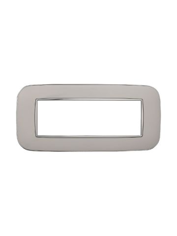 ETTROIT PLACCA ORBIS 6 MODULI - SERIE MOON - BIANCO (AN91601) Compatibile ABB Axolute