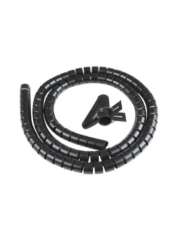 VULTECH SN21505 - CANALINA AVVOLGICAVO NERA 1.5 MT