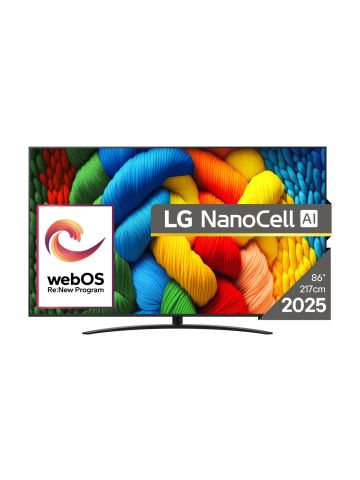 TV 86 LG NANOCELL 4K SMART WF EU NEW25