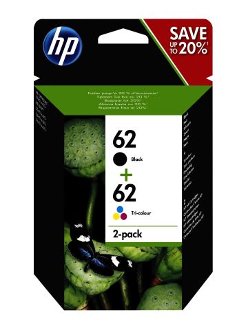 HP MULTIPACK 62 BLACK + 62 COLOR