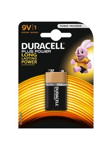 PILE DURACELL 9VOLT PLUS 100 1Pz