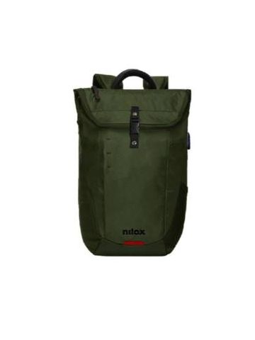Nilox Tech Zaino per Notebook 15.6" Outdoor Green