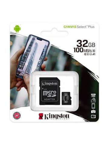Kingston Micro SD 32GB Classe 10 SDCS2/32GB + Adattatore SD