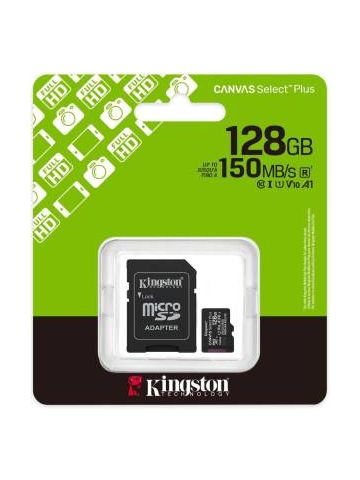 Kingston Micro SD 128GB Cl10 Canvas S.Plus SDCS3/128GB +Ad.SD