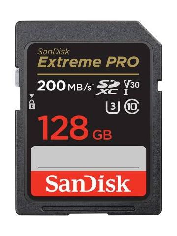 SanDisk Extreme PRO SD 128GB C10 UHS-I SDXC 200MB/s