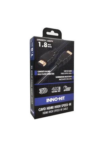 Inno-Hit Cavo HDMI High-Speed 4K HDR 60hz 1.8m Nero