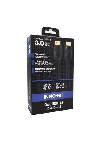 Inno-Hit Cavo HDMI ContattiOro 8K 60hz 3m Nero