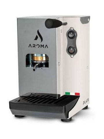 Aroma Plus Basic Macchina da Caffè Cialde 44mm Bianco