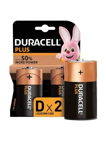 Duracell Batterie Torcia D Plus LR20 MN1300 1Cnf/2pz
