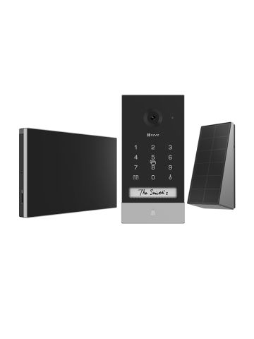 EZVIZ EP7 - VIDEOCITOFONO + MONITOR TOUCH 7"" + SOLAR PANEL - CONTROLLO REMOTO - RILEVAZIONE INTELLIGENTE MOVIMENTO UMANO - AUDIO BIDIREZIONALE - SBLOCCO RFID - REGISTRAZIONE SU MICRO SD FINO A 512GB