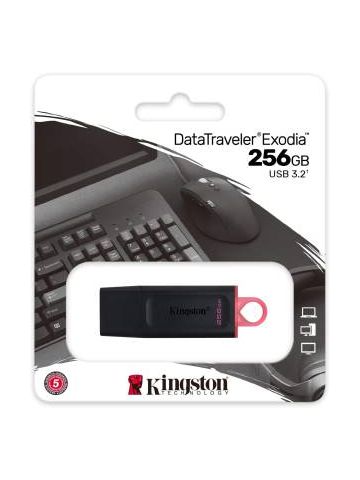 Kingston Pendrive USB-A 3.2 256GB DTX/256GB Nero/Rosa