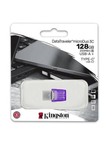 Kingston Pendrive MicroDuo USB-A/USB-C 3.2 128GB DTDUO3CG3/128GB