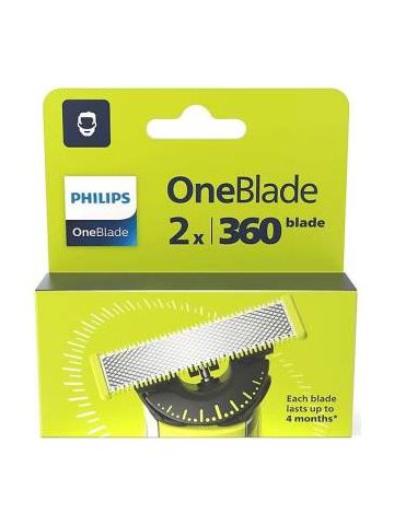 Philips OneBlade 2x Lame di Ricambio 360 QP420/50