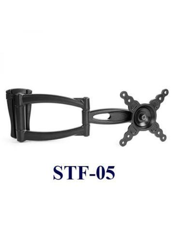 STF 05 SUPPORTO TV MONTAGGIO FACILE E SICURO_x000D_
SUPPORTO PER TV 10"-24" con 2 BRACCI E 3 SNODI CARICO MASSIMO 15KG
