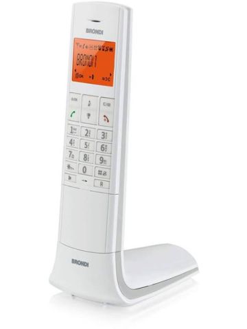 Telefono Cordless Brondi Lemure Bianco