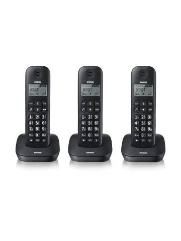 Telefono Cordless Brondi Gala Trio Nero
